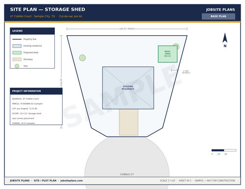 BASE SITE PLAN — $79