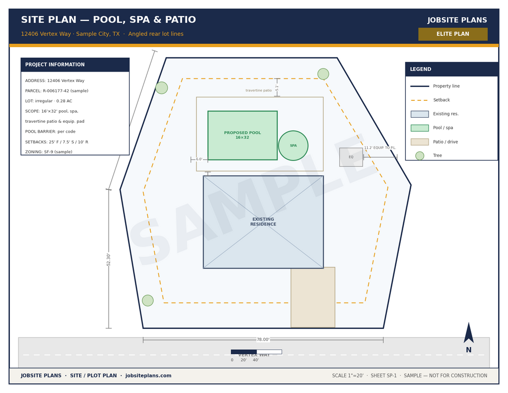 ELITE SITE PLAN — $139