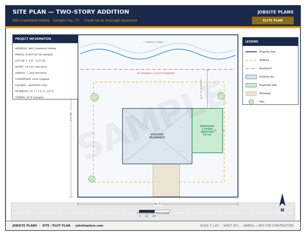 ELITE SITE PLAN — $139