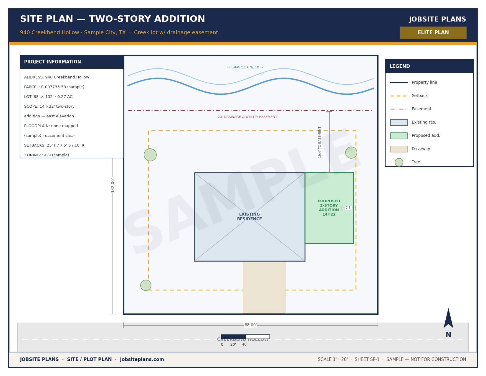 ELITE SITE PLAN — $139