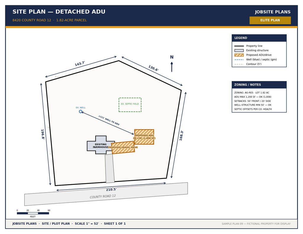 ELITE SITE PLAN — $139