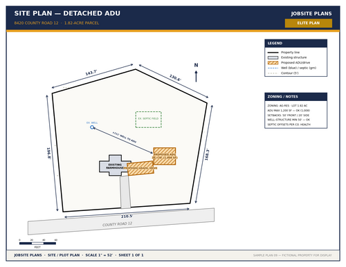 ELITE SITE PLAN — $139