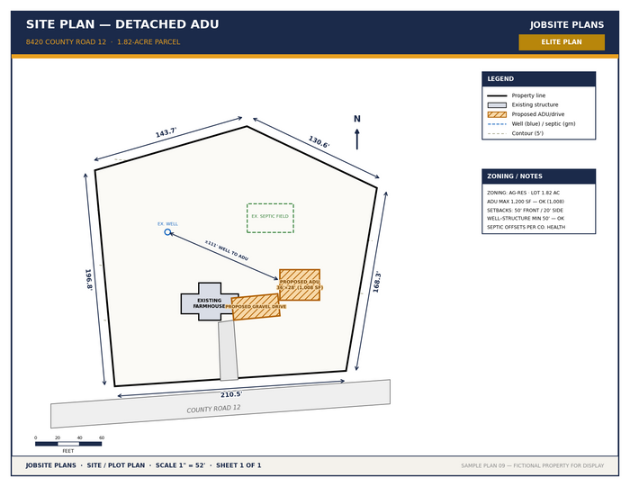 Elite sample site plan
